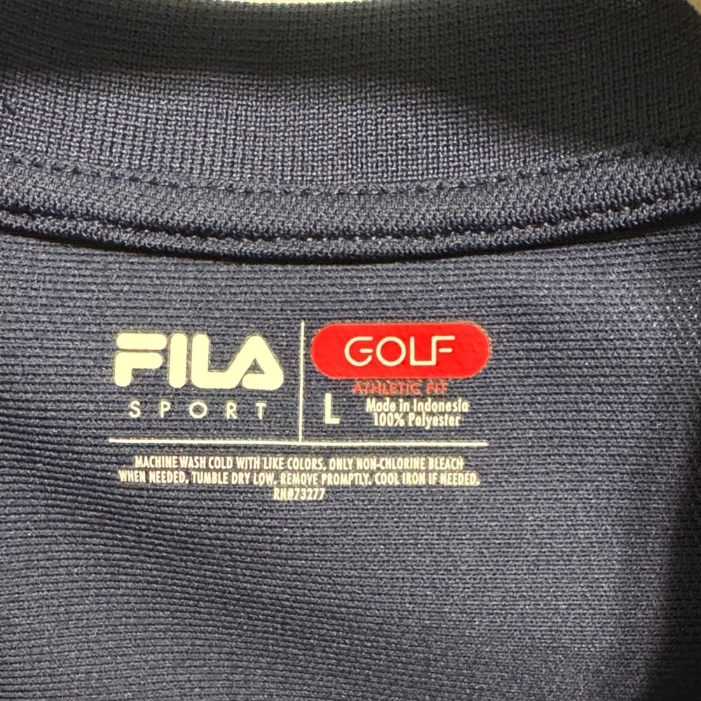 Fila Men's Dark Blue Polo Golf Shirt - Picture 2 of 3
